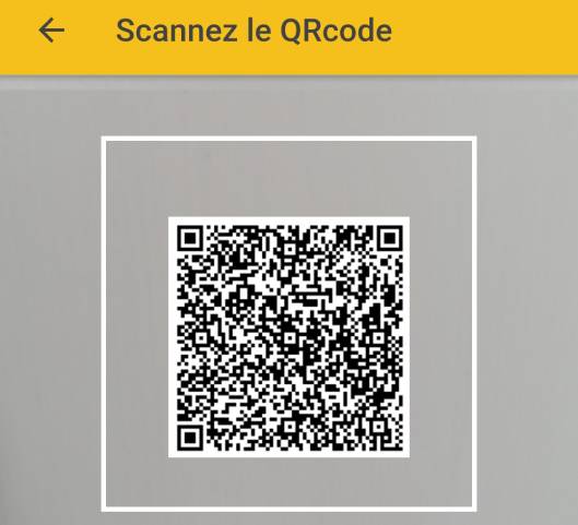 SCANNER LE QR CODE