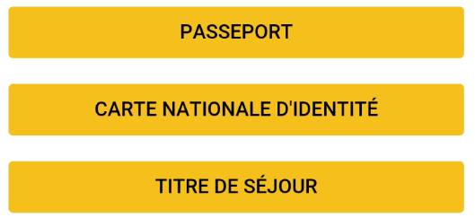 SCANNER LA PIÈCE D'IDENTITÉ